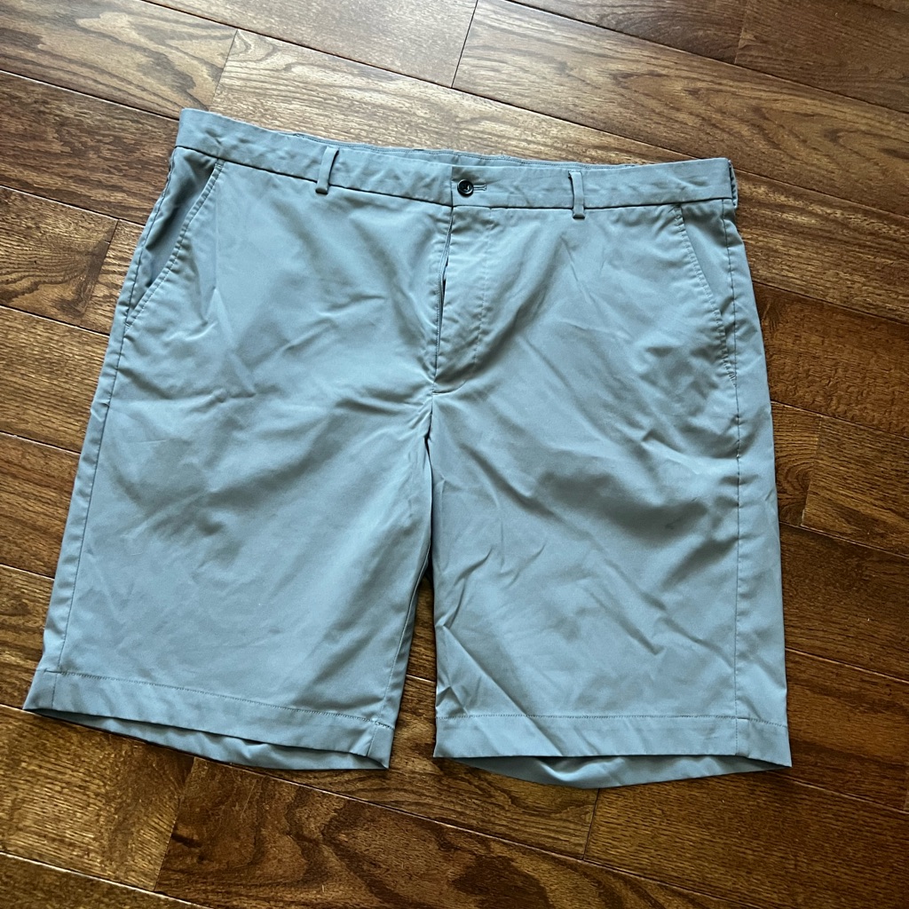 Greg Norman Collection Men's Gray Flat Front Shorts